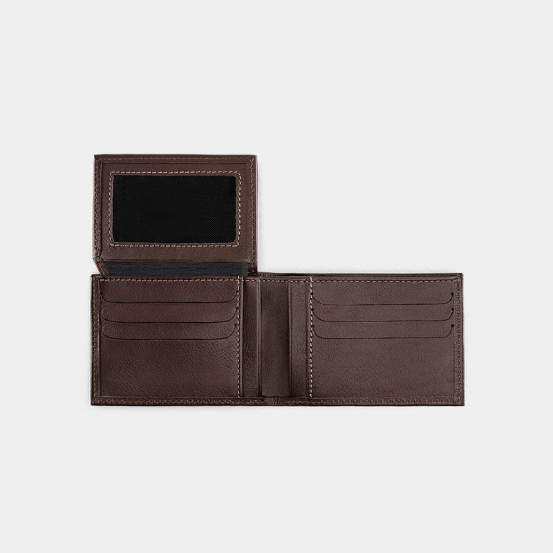 Leather Men's Flip Wallet NW038A
