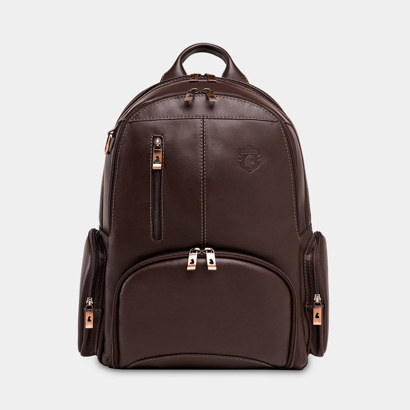 Leather Notebook Backpack NW072B