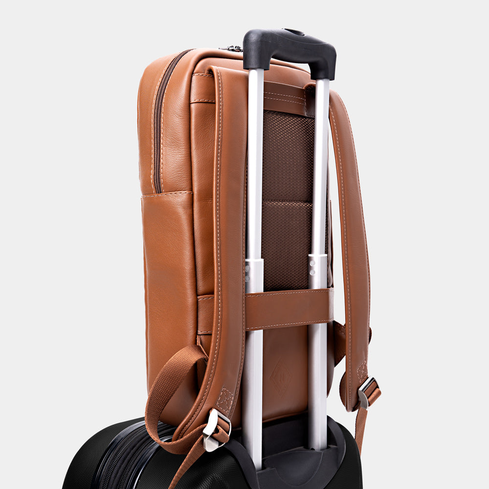 Slim Workplace Leather Backpack NW108