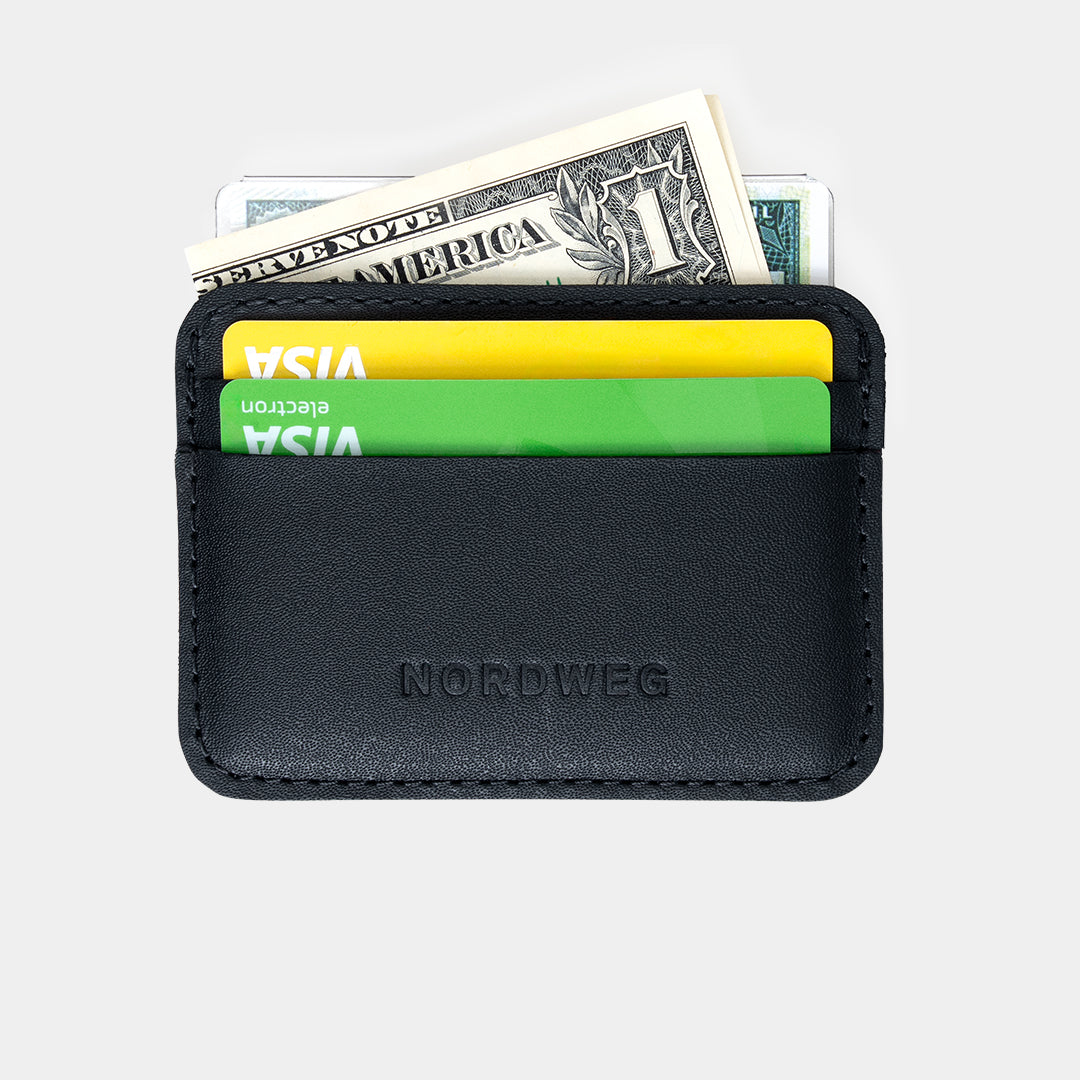 Nordweg Traveler Pro Wallet for AirTag NW111 Mini Wallet Black