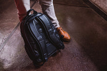 Leather photographers backpack NW88 black edition