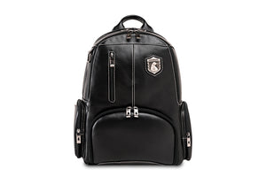 Genuine Leather Laptop Backpack NW072A-IP Black